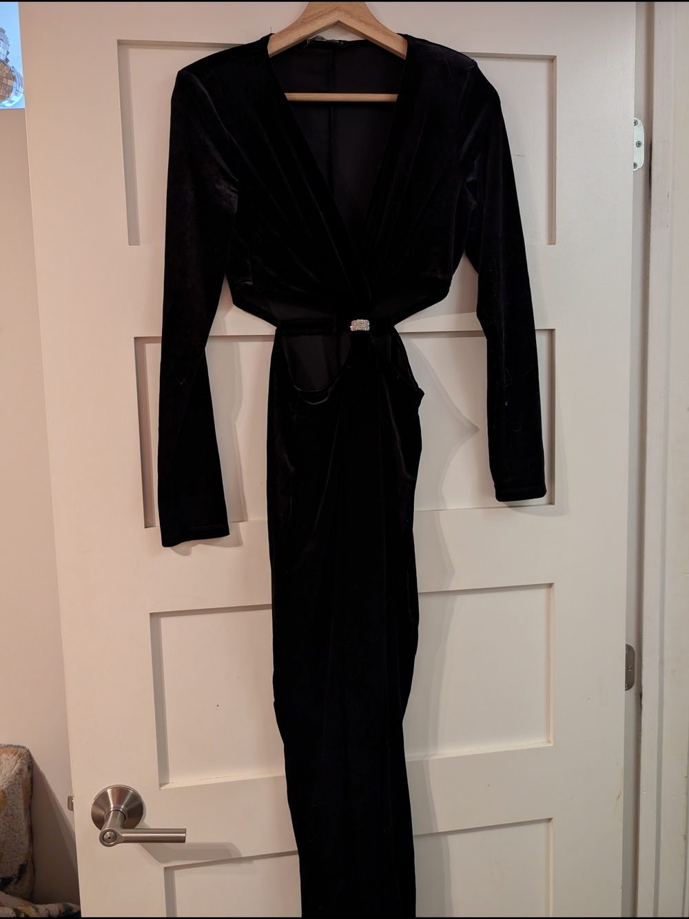Zara Black Ribbed Top - Picture 3 of 5
